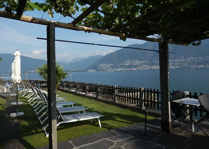 Luxerioeses 52 Viralago Mit Privatstrand Apartament Gambarogno